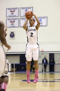 CHRIS BIEN/THE HOYA Junior forward Tia Magee grabbed a game-high 10 rebounds on Saturday afternoon.