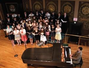 HANSKY SANTOS/THE HOYA The Chapel Choir sings in Gaston Hall.