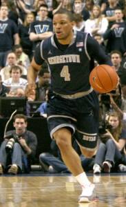 MARISSA AMENDOLIA/THE HOYA Chris Wright, shown here at Villanova, has helped the Hoyas to five straight wins.