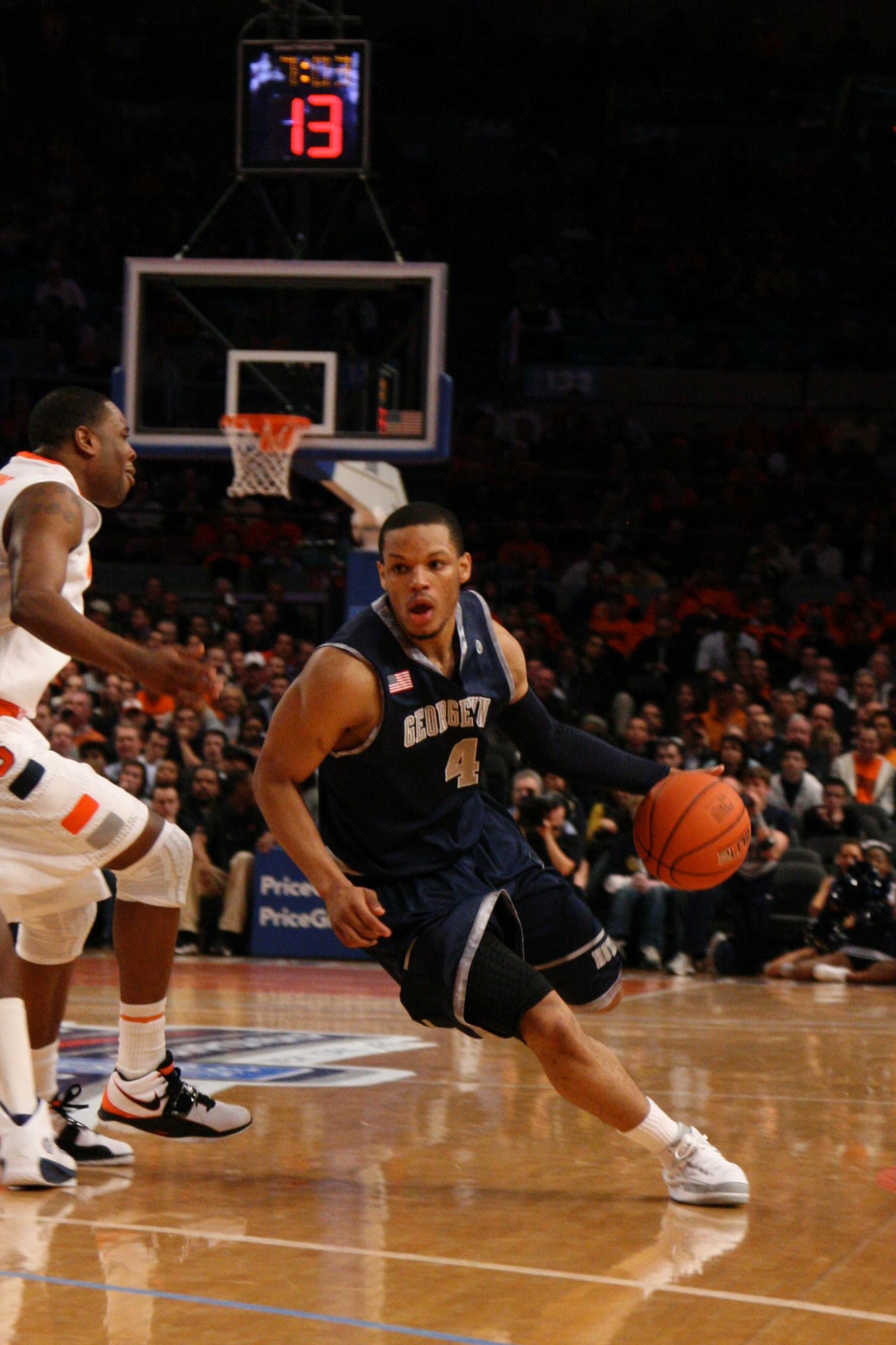 Junior guard Chris Wright led the Hoyas with 29 points and six assists against the Syracuse 2-3 zone.