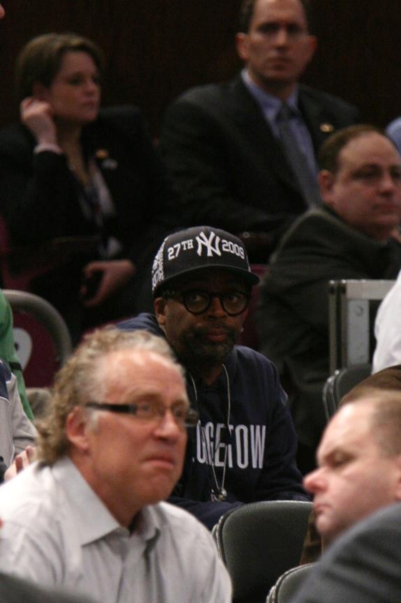 On a night when Spike Lee was cheering for Georgetown, the Hoyas showed swagger in a run to the Big East tournament championship game.