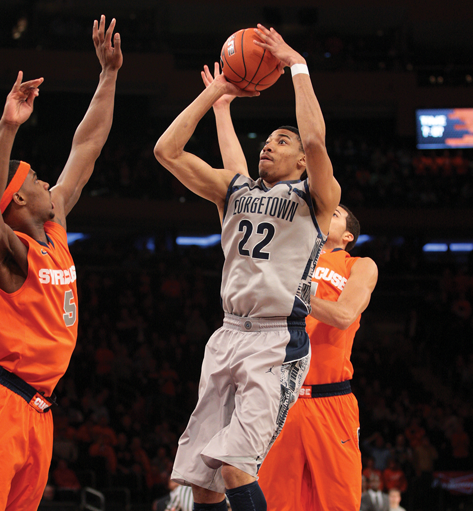 FILE PHOTO: CHRIS BIEN/THE HOYA Otto Porter Jr. held a press conference Monday afternoon to announce his decision.