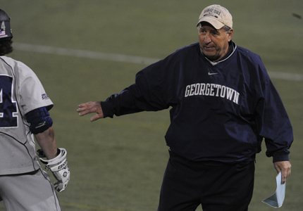 COURTESY GEORGETOWN SPORTS INFORMATION Georgetown men's lacrosse Head Coach Dave Urick will be stepping down after 23 years at the helm, the athletic department announced Friday.
