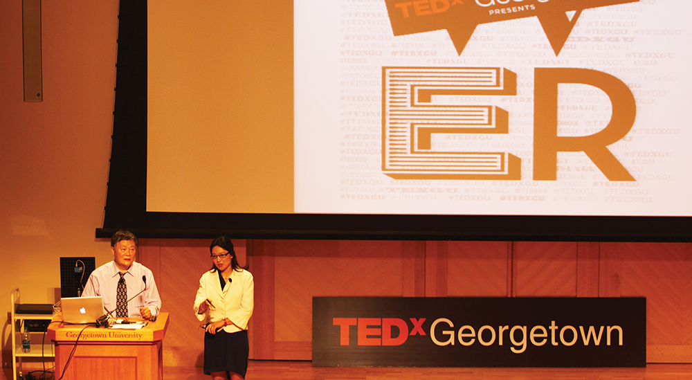 FILE PHOTO: AMY LEE/THE HOYA The theme of TEDx Georgetown's second annual conference, held in Sept. 2012, was "Power 2020."