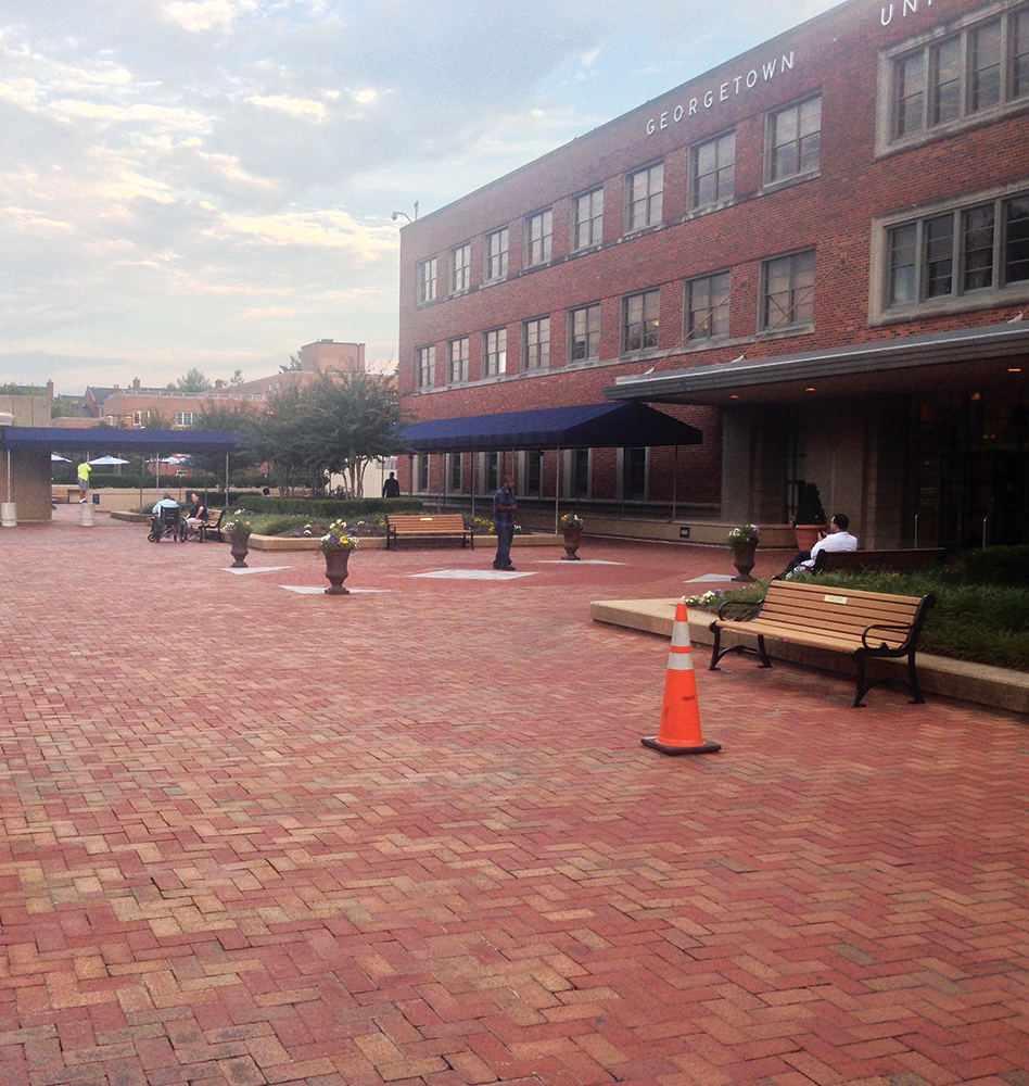 ALEXANDER BROWN/THE HOYA The trailers would be located by the hospital’s ambulatory surgery waiting area.