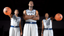 Hollis Thompson, Henry Sims and Jason Clark (left to right) averaged a combined 24.2 points per game last season.