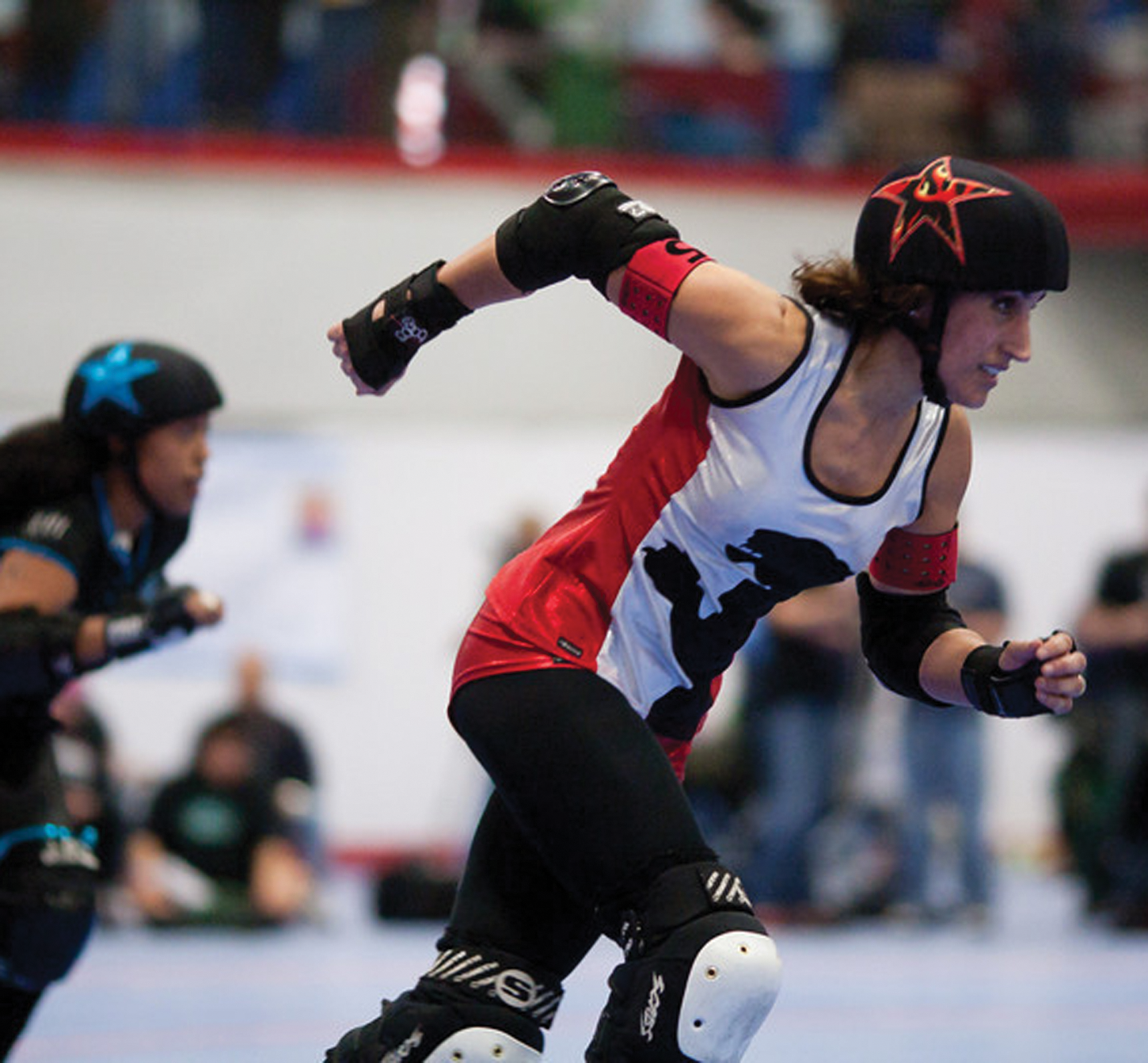 DCROLLERGIRLS.COM FIERCE COMPETITORS The athletes of D.C. Rollergirls battle each other weekly in a sport whose popularity is currently surging.