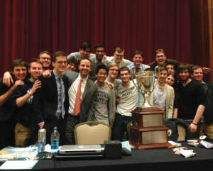 COURTESY ANDREW MARKOFF Georgetown’s Debate Team spends countless hours preparing for its competitions. It has won two national championships in the past three years