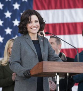 HBO “Veep,” a political comedy, follows the story of Vice President Selina Meyer as she looks to the White House.