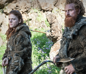 COLLISIONRECORDS In season four, Ygritte (Rose Leslie) and Thormund Giantsbane (Kristofer Hivju) prepare to march on the South.