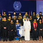 COURTESY WALEED KHAN Forty-seven seniors received diplomas from SFS-Qatar on Saturday.