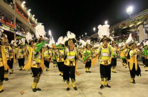 RIO.COM A samba class performs in Rio de Janeiro.