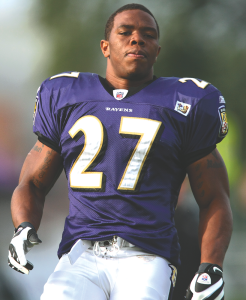 WIKIMEDIA COMMONS Former Baltimore Ravens running back Ray Rice was suspended indefinetly by the NFL. His original suspension was only two games long. 