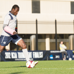 FILE PHOTO: JULIA HENNRIKUS/THE HOYA Sophomore Defender Joseph Yaro