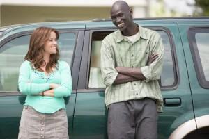 COLLIDER.COM Reese Witherspoon stars as  a counselor alongside Sudanese actor Ger Duany in 'The Good Lie.'