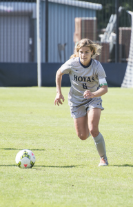 NATE MOULTON/THE HOYA Senior midfielder and Big East Offensive Player and Midfielder of the Year Daphne Corboz has 10 goals and 16 assists this season.