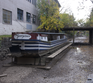 MARY MURTAGH/THE HOYA Georgetown Heritage, a new nonprofit organization, will oversee the renewal of the C&O Canal Boat, called the Georgetown, which has been out of commission since 2011. 