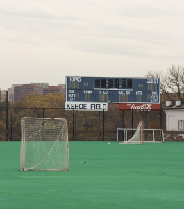 DANIEL SMITH/THE HOYA Kehoe Field’s conditions create challenges for club sports teams.