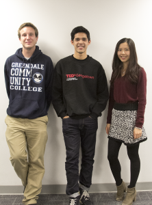  DANIELJULIA HENNRIKUS/THE HOYA From left: Kevin Carter (SFS ’16), Randy Puno (COL ’16) and chair Cheryl Lau (SFS ’16).