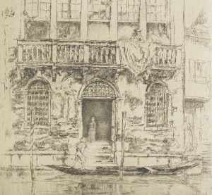 COURTESY FREER SACKLER 19th century Venice is brought to life in the artistic works of James McNeill Whistler. Applying a complex variety of patterns and strokes, his original prints reveal a city of days gone by whose haunting beauty is found in the everyday activities of its citizens.  