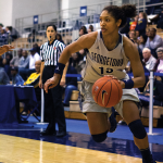 JULIA HENNRIKUS/THE HOYA Sophomore forward Jade Martin played in all 32 games for Georgetown last season. In her freshman season, she averaged 3.2 points a game and 1.5 rebounds a game.     