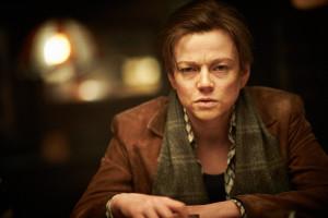 COURTESY AROUNDMOVIES.COM Sarah Snook plays an androgynous character struggling with his sexuality in the sci-fi thriller "Predestination."