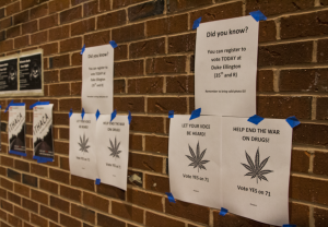 FILE PHOTO: DANIEL SMITH/THE HOYA Initiative 71, which passed in November with 69 percent of the vote and which legalizes marijuana, will go into effect at 12:01 a.m. Thursday after the conclusion of a 30-day congressional review period.