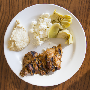 Make it Mediterranean by adding hummus, feta and artichoke from the hummus bar.