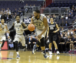 Senior center Joshua Smith will matchup against the Big East's premiere shot blocker, junior center Chris Obekpa, when the Hoyas face St. John's tonight.