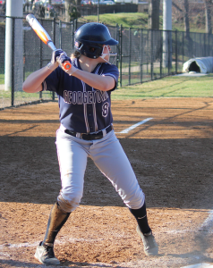 FILE PHOTO: ERIN NAPIER/THE HOYA Senior pitcher Megan Hyson scored a grand slam against South Dakota last weekend and will look to help the Hoyas through their upcoming five-game stretch.