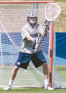 FILE PHOTO: CLAIRE SOISSON/THE HOYA Freshman goalkeeper Nick Marrocco notched a career-high 22 goals despite allowing 17 goals in the loss to No. 5 Denver.