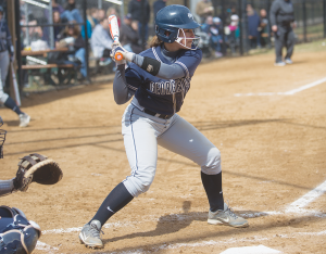 JULIA HENNRIKUS/THE HOYA Sophomore third baseman Alessandra Gargicevich-Almeida scored one of Georgetown’s three runs in its 5-3 loss to Drexel on Wednesday.