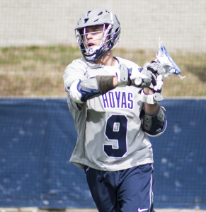FILE PHOTO: CLAIRE SOISSON/THE HOYA Senior attack Reilly O’Connor will look to continue his dominant offensive performances when Georgetown faces Virginia this Saturday.
