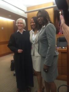 SUZANNE MONYAK/THE HOYA Petrina Bloodworth and Emma Foulkes were the first gay couple to get married in Fulton County, Georgia, two hours after the Supreme Court's decision was announced.