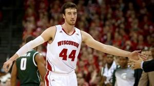 COURTESY MARY LANGENFELD- USA TODAY SPORTS Wisconsin's Frank Kaminsky is one of the most interesting prospects in the NBA Draft.  