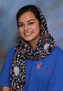 GIFT OF LIFE Rajia Arbab (COL ’18) was appointed to be Georgetown’s campus ambassador for Gift of Life, an international bone marrow registry.