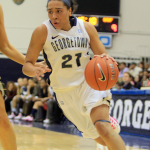 FILE PHOTO: ALEXANDER BROWN/THE HOYA Jackson averaged 4.2 points per game during her sophomore season in 2012-13.