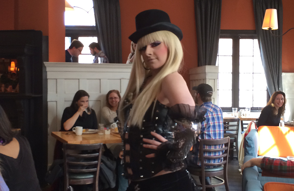 ELEANOR TOLF FOR THE HOYA Perry’s, a Japanese restaurant in Adams-Morgan, is a local mainstay famous for its drag queen-inspired Sunday brunch. The food itself is underwhelming for its price, but the atmosphere is the main draw.