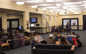 DANIEL KREYTAK/THE HOYA The Georgetown University Student Association and StartupHoyas will introduce a new indoor weekly marketplace for the unviersity community in Leavey Center this spring.