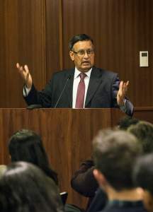 Nate Moulton for The Hoya Former Pakistani Ambassador to the United States Husain Haqqani outlined suggestions for ideological and political reforms in Pakistan on Wednesday.