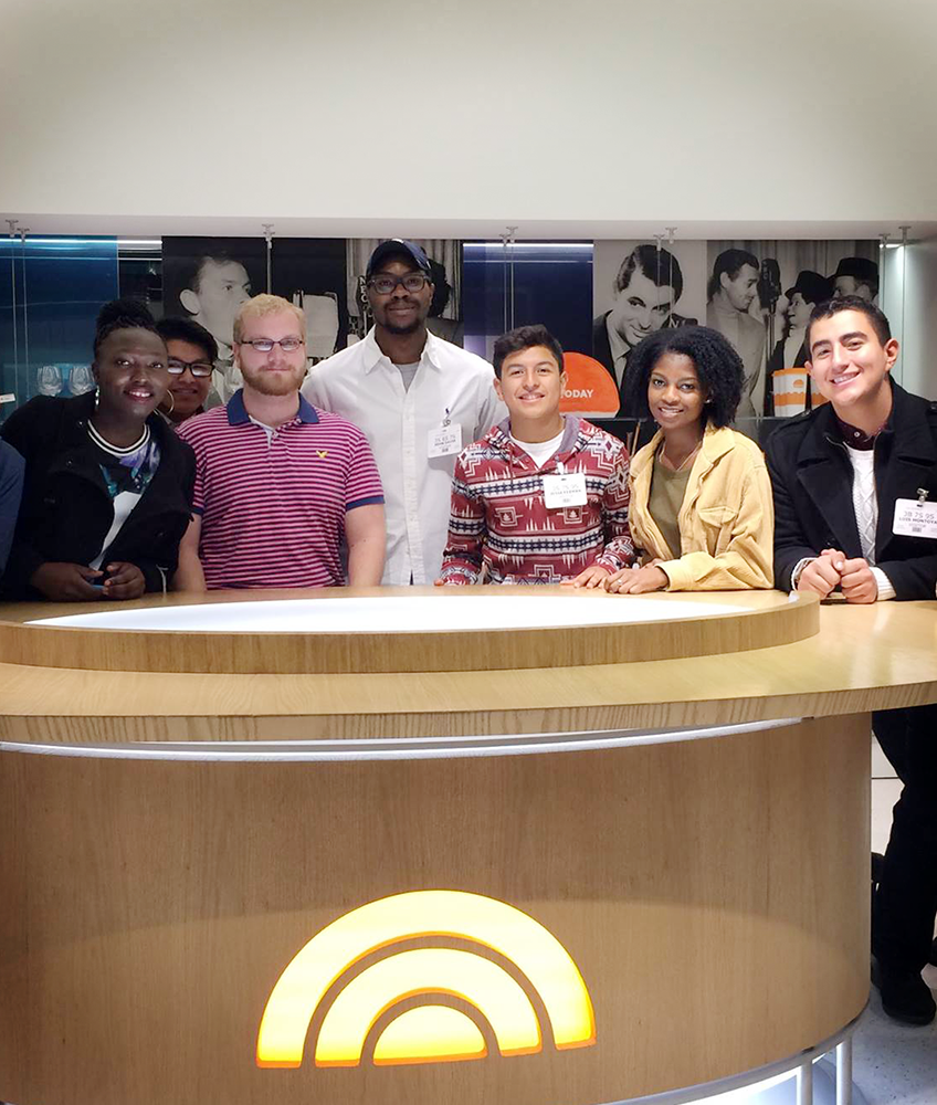 Georgetown Scholarship Program GSP sponsored a trip to New York City and the Today Show Studio for students during Spring Break. GSP is seeking to raise $25 million to fund an endowment for its programs. 