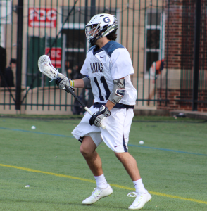 CLAIRE SOISSON/THE HOYA Sophomore midfielder Craig Berge has scored six goals and taken 23 shots this season. In his freshman season, Berge was third on the team in points with 16 goals and 21 assists for 37 points.
