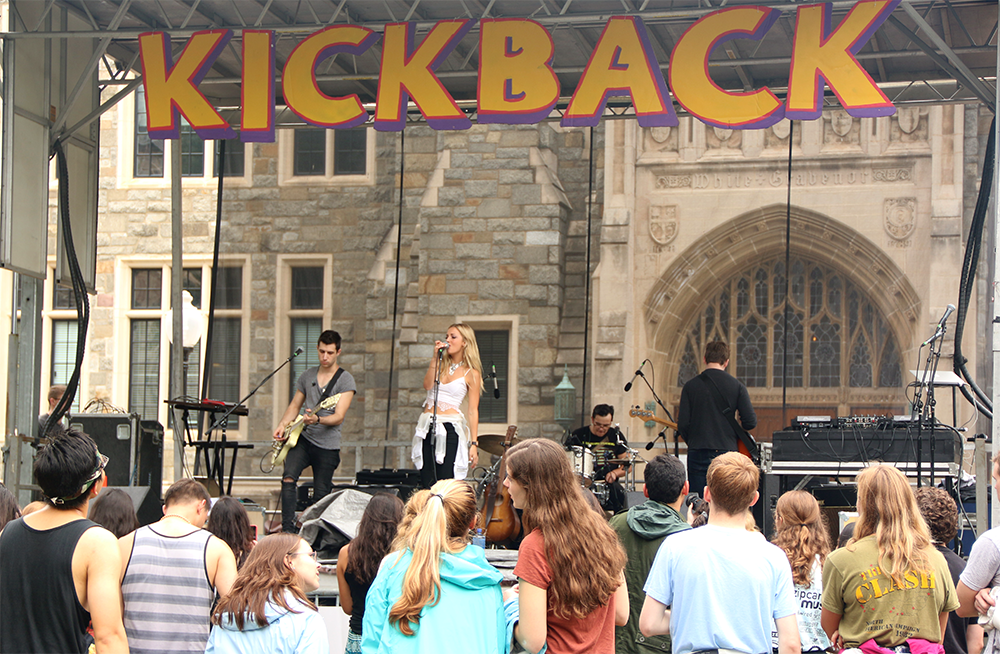 ISABEL BINAMIRA/The Hoya Students of Georgetown, Inc. and the Georgetown Program Board cancelled the annual Kickback music festival after two years due to lackluster turnout in previous years and a desire to focus on expanding and improving other events. 
