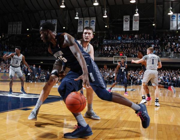 Sophomore center Jessie Govan finished with 20 points on 3-of-3 three-point shooting in Saturday night's victory over Butler. (COURTESY GUHOYAS)