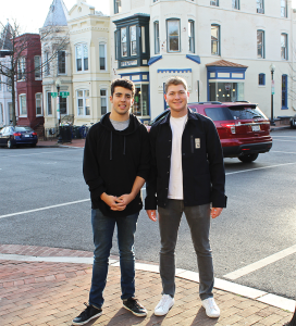 COURTESY ASLI ACAR Kevin Fleishman (MSB ’18) and Alejandro Ernst (MSB ’18) started Outcome Tutoring to provide high quality academic assistance.