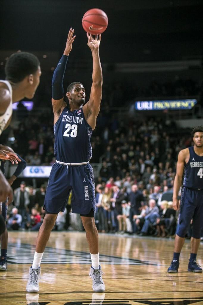 Graduate student guard Rodney Pryor ranks second in the conference in scoring with 18.3 points per game while contributing 5.2 rebounds per game. (FILE PHOTO: DAN KREYTAK/THE HOYA)